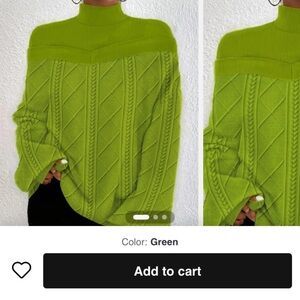 Green xl bluse